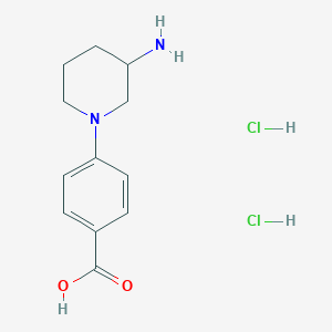 4-(3-Aminopiperidin-1-yl)benzoic acid dihydrochloride