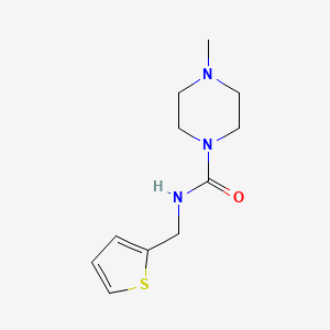 4-methyl-N-(thiophen-2-ylmethyl)piperazine-1-carboxamide
