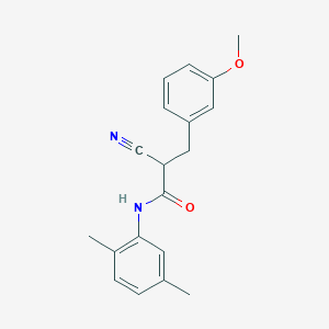 2-cyano-N-(2,5-dimethylphenyl)-3-(3-methoxyphenyl)propanamide