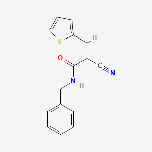 (Z)-N-benzyl-2-cyano-3-thiophen-2-ylprop-2-enamide