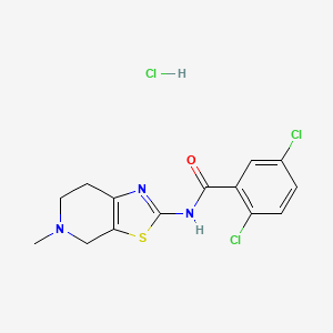 2,5-dichloro-N-(5-methyl-4,5,6,7-tetrahydrothiazolo[5,4-c]pyridin-2-yl)benzamide hydrochloride