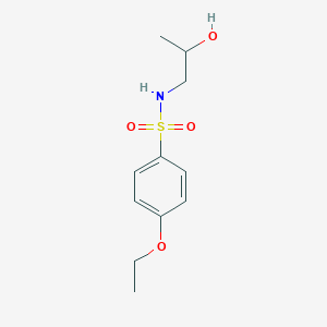 molecular formula C11H17NO4S B2642412 [(4-Ethoxyphenyl)sulfonyl](2-hydroxypropyl)amine CAS No. 1153437-06-9