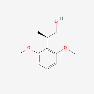 (2R)-2-(2,6-Dimethoxyphenyl)propan-1-ol