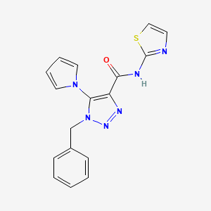 molecular formula C17H14N6OS B2642442 C17H14N6OS CAS No. 1788673-78-8