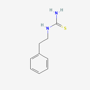 molecular formula C9H12N2S B2642467 2-Phenylethylthiourea CAS No. 6815-00-5