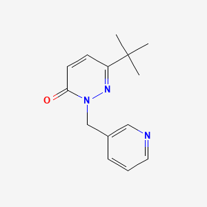 6-Tert-butyl-2-[(pyridin-3-yl)methyl]-2,3-dihydropyridazin-3-one