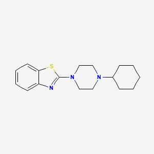 2-(4-Cyclohexyl-1-piperazinyl)benzothiazole
