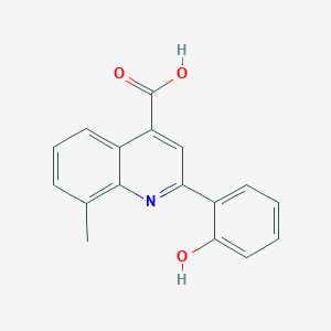 2-(2-Hydroxyphenyl)-8-methylquinoline-4-carboxylic acid
