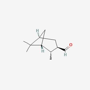molecular formula C11H18O B2642563 (1R,2R,3R,5S)-2,6,6-三甲基双环[3.1.1]庚烷-3-甲醛 CAS No. 58096-21-2