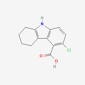 molecular formula C13H12ClNO2 B2642566 3-Chloro-6,7,8,9-tetrahydro-5H-carbazole-4-carboxylic acid CAS No. 876885-94-8