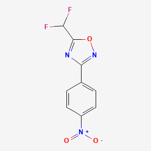 5-(Difluoromethyl)-3-(4-nitrophenyl)-1,2,4-oxadiazole