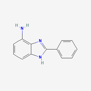 molecular formula C13H11N3 B2642577 2-Phenyl-1H-benzoimidazol-4-ylamine CAS No. 313494-64-3
