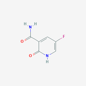 molecular formula C6H5FN2O2 B2642583 5-Fluoro-2-oxo-1,2-dihydropyridine-3-carboxamide CAS No. 1956340-92-3