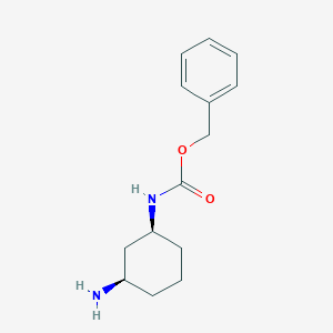molecular formula C14H20N2O2 B2642591 Benzyl ((1S,3R)-3-aminocyclohexyl)carbamate CAS No. 1259278-12-0
