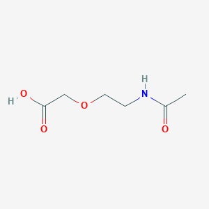 molecular formula C6H11NO4 B2642611 2-(2-Acetamidoethoxy)acetic acid CAS No. 765249-88-5