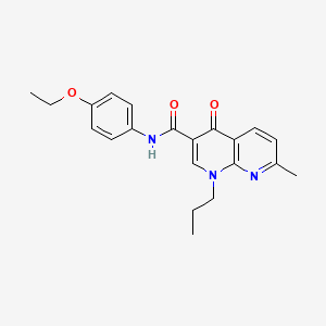N-(4-ethoxyphenyl)-7-methyl-4-oxo-1-propyl-1,4-dihydro-1,8-naphthyridine-3-carboxamide