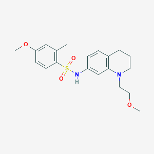 4-methoxy-N-(1-(2-methoxyethyl)-1,2,3,4-tetrahydroquinolin-7-yl)-2-methylbenzenesulfonamide