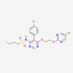 molecular formula C20H21Br2N5O4S B2642627 Macitentan (n-butyl analogue) CAS No. 556797-16-1