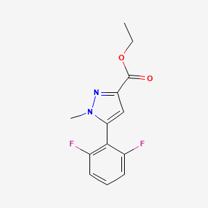 ethyl 5-(2,6-difluorophenyl)-1-methyl-1H-pyrazole-3-carboxylate