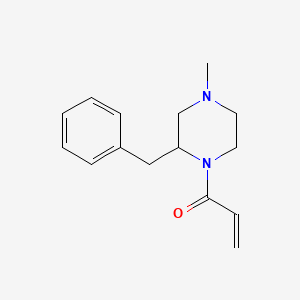 1-(2-Benzyl-4-methylpiperazin-1-yl)prop-2-en-1-one