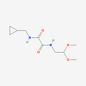 N-(Cyclopropylmethyl)-N'-(2,2-dimethoxyethyl)oxamide