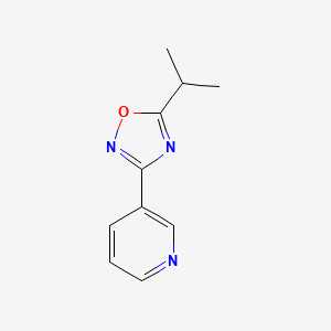 5-Isopropyl-3-(pyridin-3-yl)-1,2,4-oxadiazole