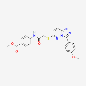 Methyl 4-(2-((3-(4-methoxyphenyl)-[1,2,4]triazolo[4,3-b]pyridazin-6-yl)thio)acetamido)benzoate