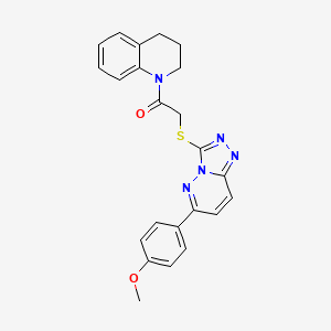 1-(3,4-dihydroquinolin-1(2H)-yl)-2-((6-(4-methoxyphenyl)-[1,2,4]triazolo[4,3-b]pyridazin-3-yl)thio)ethanone