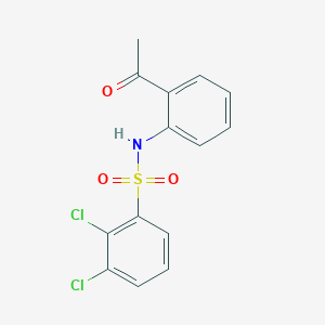 N-(2-acetylphenyl)-2,3-dichlorobenzenesulfonamide