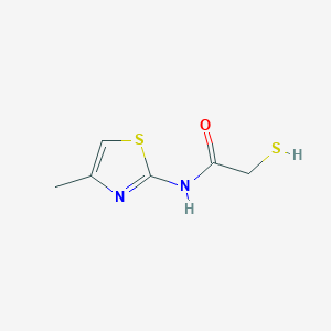 N-(4-methyl-1,3-thiazol-2-yl)-2-sulfanylacetamide
