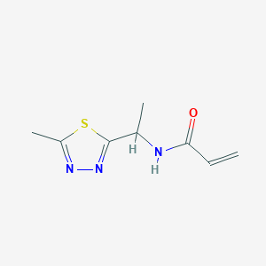 N-[1-(5-Methyl-1,3,4-thiadiazol-2-yl)ethyl]prop-2-enamide