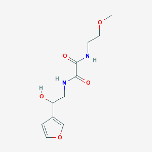 N1-(2-(furan-3-yl)-2-hydroxyethyl)-N2-(2-methoxyethyl)oxalamide