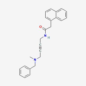 N-(4-(benzyl(methyl)amino)but-2-yn-1-yl)-2-(naphthalen-1-yl)acetamide