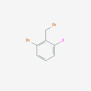 molecular formula C7H5Br2I B2642774 2-Bromo-6-iodobenzyl bromide CAS No. 1261498-12-7