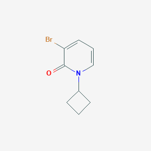 molecular formula C9H10BrNO B2642809 3-Bromo-1-cyclobutylpyridin-2(1H)-one CAS No. 1935953-60-8