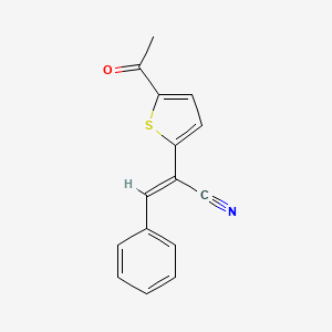 2-(5-Acetyl-2-thienyl)-3-phenylacrylonitrile