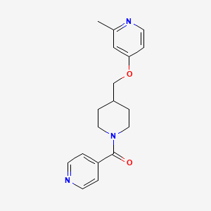 [4-[(2-Methylpyridin-4-yl)oxymethyl]piperidin-1-yl]-pyridin-4-ylmethanone