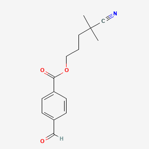 4-Cyano-4,4-dimethylbutyl 4-formylbenzoate