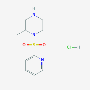 2-Methyl-1-(pyridin-2-ylsulfonyl)piperazine hydrochloride