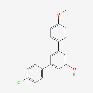 3-(4-Chlorophenyl)-5-(4-methoxyphenyl)phenol