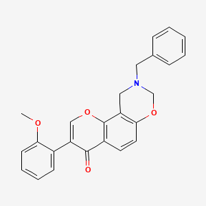 9-benzyl-3-(2-methoxyphenyl)-9,10-dihydrochromeno[8,7-e][1,3]oxazin-4(8H)-one
