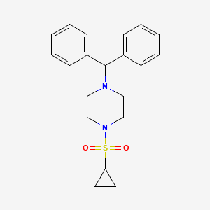 1-Benzhydryl-4-(cyclopropylsulfonyl)piperazine