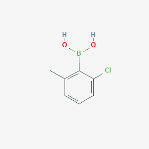 molecular formula C7H8BClO2 B2642892 (2-氯-6-甲苯基)硼酸 CAS No. 851756-51-9