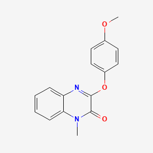 3-(4-methoxyphenoxy)-1-methyl-2(1H)-quinoxalinone