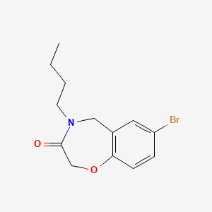 7-bromo-4-butyl-4,5-dihydro-1,4-benzoxazepin-3(2H)-one