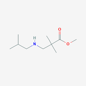 molecular formula C10H21NO2 B2642932 3-(异丁基氨基)-2,2-二甲基丙酸甲酯 CAS No. 1526987-25-6