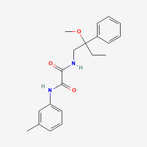 molecular formula C20H24N2O3 B2642963 N1-(2-methoxy-2-phenylbutyl)-N2-(m-tolyl)oxalamide CAS No. 1797560-56-5