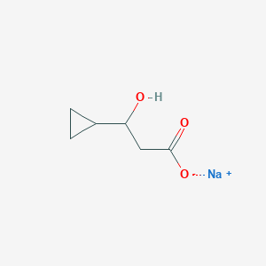 Sodium 3-cyclopropyl-3-hydroxypropanoate