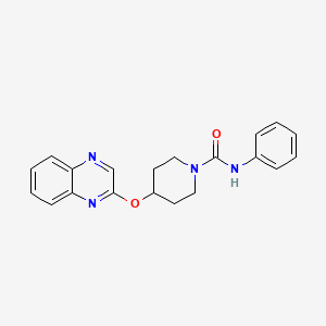 N-phenyl-4-(quinoxalin-2-yloxy)piperidine-1-carboxamide
