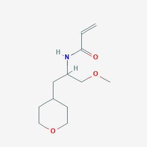 N-[1-Methoxy-3-(oxan-4-yl)propan-2-yl]prop-2-enamide